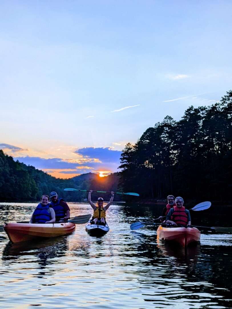 Carolina bound adventures sunset kayak guided tour
